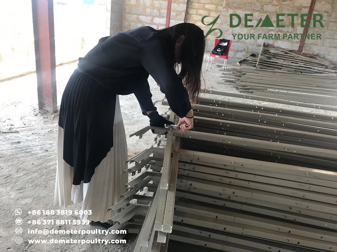 20,000PCS Layer Chicken Cage Project In Abuja Nigeria